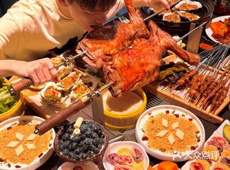 蒙古的美食有多香,请看我男朋友的表演️