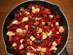 铁板辣子豆腐-菩提素素食餐厅(晶郦馆店)