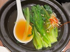 牛骨清汤油麦菜-港丽餐厅(杭大店)