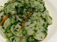 荠菜炒年糕-涌上外婆桥(慈溪店)