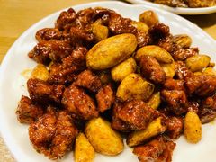 黑蒜子牛肉粒-陈傻子餐厅(世纪都会店)