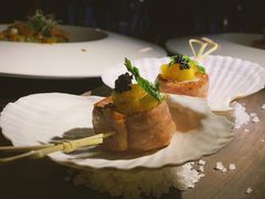 鱼籽酱雪白带子串-wann lounge 低温慢煮牛排·清吧