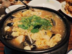 砂锅醋椒豆腐-天津乾毓德饭庄·清真传统炒菜·海鲜烧烤(咸阳路店)