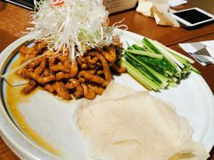 经典京酱肉丝-时光乌托邦空中花园餐厅川味·融合菜(幸福广场店)