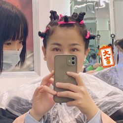 -I+造型烫发染发