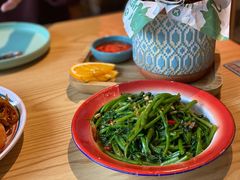 虾酱空心菜-迷你椰·泰式大排档(虹口店)