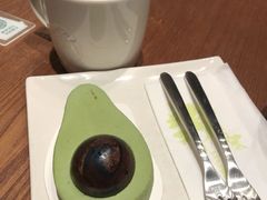 绿色星丸子蛋糕-星巴克(西安博乐里店)
