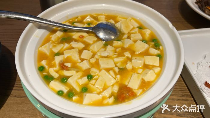 日出青木蟹粉豆腐图片