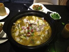 有券可以半价的锅.很合算~-越城记黑鱼煲(万达店)