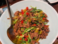 28秒爆炒黄牛肉-望湘园·洞庭渔宴(浦江欢乐颂店)