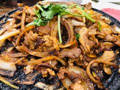 老北京炙子烤肥牛-京门老爆三·铜锅涮肉 爆肚(望京店)