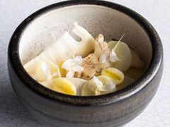 Steam fermented mushroom Custard ， Mud crab ， fresh bamboo , heart of palm , lotus seeds , Umami bro-码头餐厅