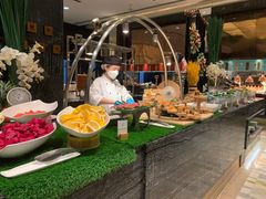 自助取餐区-北京希尔顿逸林酒店-逸轩西餐厅-自助餐厅