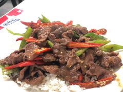 指天椒炒牛肉-好好滋味茶餐厅