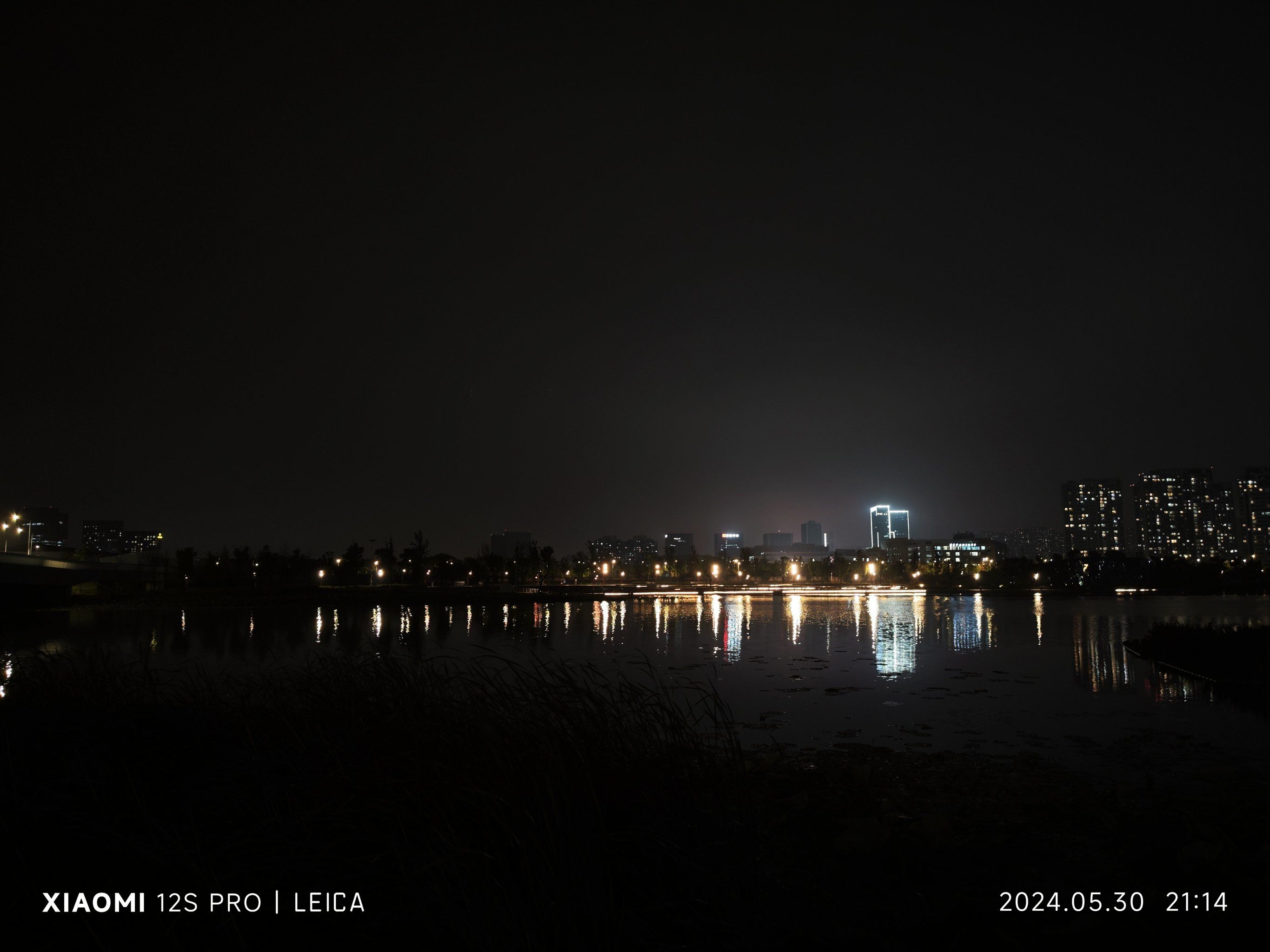 烟火向星辰所愿皆成真 #湖边美景 #夜游 #夜景 名为九龙湖公园