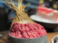 爆嫩竹签内里脊-快乐小羊·内蒙牛羊肉火锅(流花中心店)