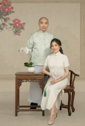 -时光纪亲子全家福照相馆(静安店母女写真父母纪念照)