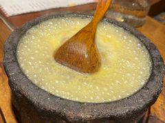 石锅小煮鲜杂菌-敏珠拉姆藏餐·南京厨房(富春江东街店)