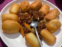 脆皮鲜奶拼蚝油牛肉-和记小菜(七宝店)