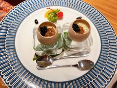 鹅肝鱼子酱蒸蛋-藤原布二·八佰善会席料理(奥体店)