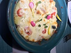 德国香肠焗土豆泥-蜜桃花开·中西融合菜E&W(南长街店)