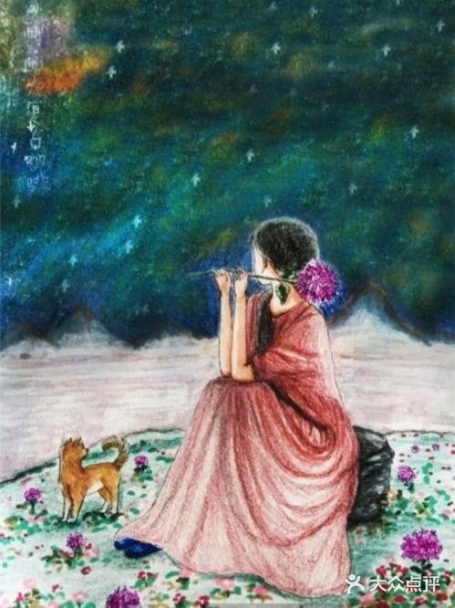 一人一狗🐶遥望着星空⭐