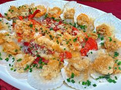 蒜蓉粉丝波斯龙拼扇贝-四季暖堂·融合江浙菜(N1955创业园店)