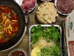 现割鲜猪肉-猪肉摊地摊火锅(陕西路店)