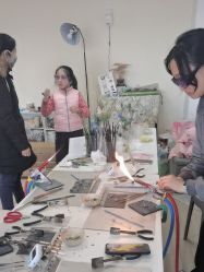-烬·烧玻璃diy灯工玻璃艺术·银饰工作室