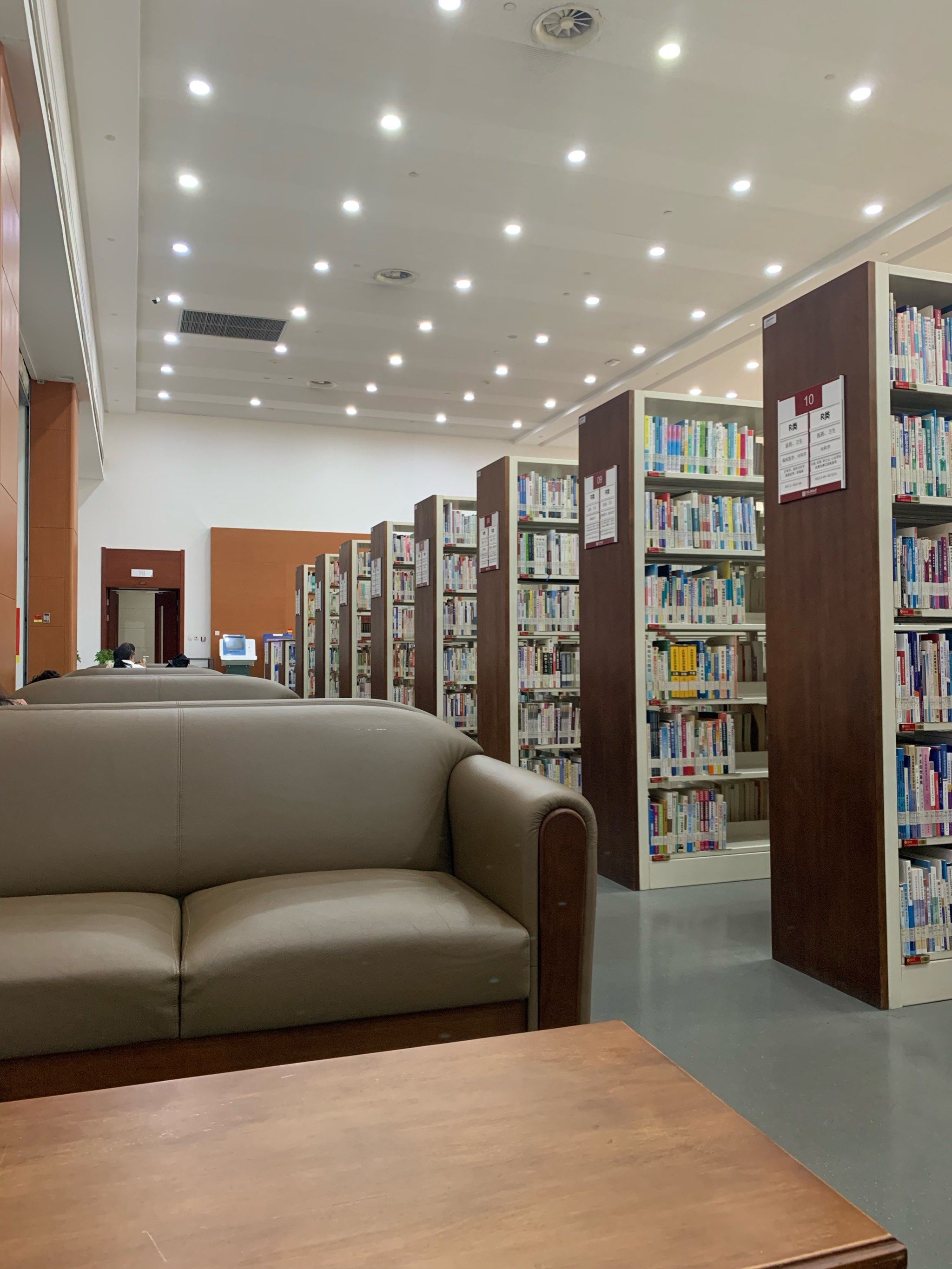 图书馆里的阅读时光