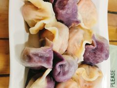 紫甘蓝锅巴馅饺子-宝源饺子(麦子店街店)