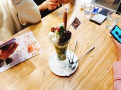 宇治抹茶芭菲配厥饼-Ufufu cafe(天神巷店)