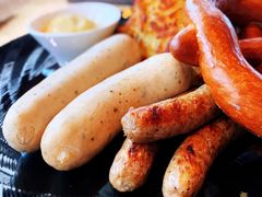 German&nbsp;Sausage&nbsp;Platter&nbsp;with&nbsp;German&nbsp;Potato&nbsp;Pancake-OZONE 顶楼酒吧(香港丽思卡尔顿酒店)