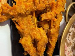 蛋黄牛蛙-老天桥蛙炉火锅(姑苏总店)