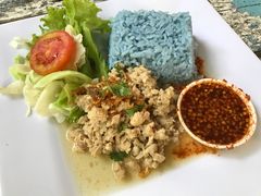 -蝶豆花蓝面条
