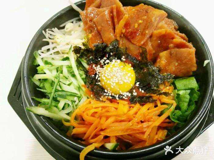 韩味忆韩国拌饭(林科大店)培根鸡蛋拌饭图片