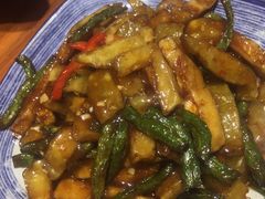 茄子烧豆角-大草原清真饭庄(沙河店)