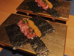 金枪鱼海胆手卷-本逸·割烹料理(湖墅店)