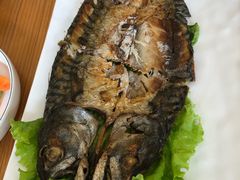 煎鲅鱼-长寿参鸡汤(朝韩风情街店)
