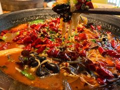 海鲜毛血旺-绿茶餐厅(西湖银泰百货店)