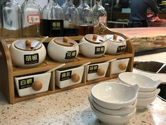 自助调料区-牛郎记潮汕牛肉火锅(大西洋银泰城店)