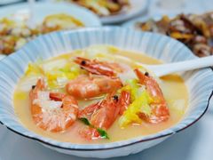 胶东大白菜炖大虾-来之顺海鲜菜馆·青岛菜·始于1993(栈桥店)