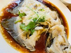 清蒸多宝鱼-小渔船渔家传统菜(鲅鱼圈店)
