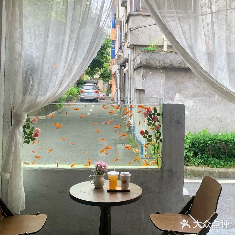 花都探店 | 梦核金鱼咖啡店