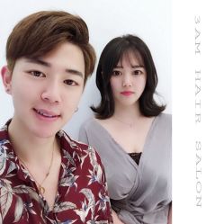 Yishen短发作品-3AM HAIR SALON烫发染发接发