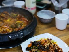 拌花菜-喇喇排骨火锅·传统韩式脊骨汤(望京西园总店)
