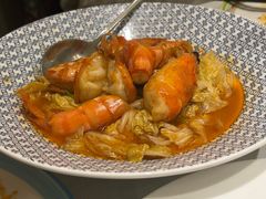 青岛大虾炒白菜-开海·红岛海鲜虾水饺(石老人店)