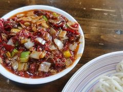 -歹歹的加个面过油肉拌面