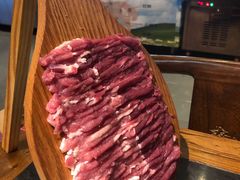 手切羊腿肉-南门四季铜锅涮肉(左家庄店)