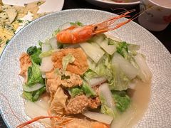 腐皮杭白菜-老头儿油爆虾·知味杭州(爱琴海购物中心)